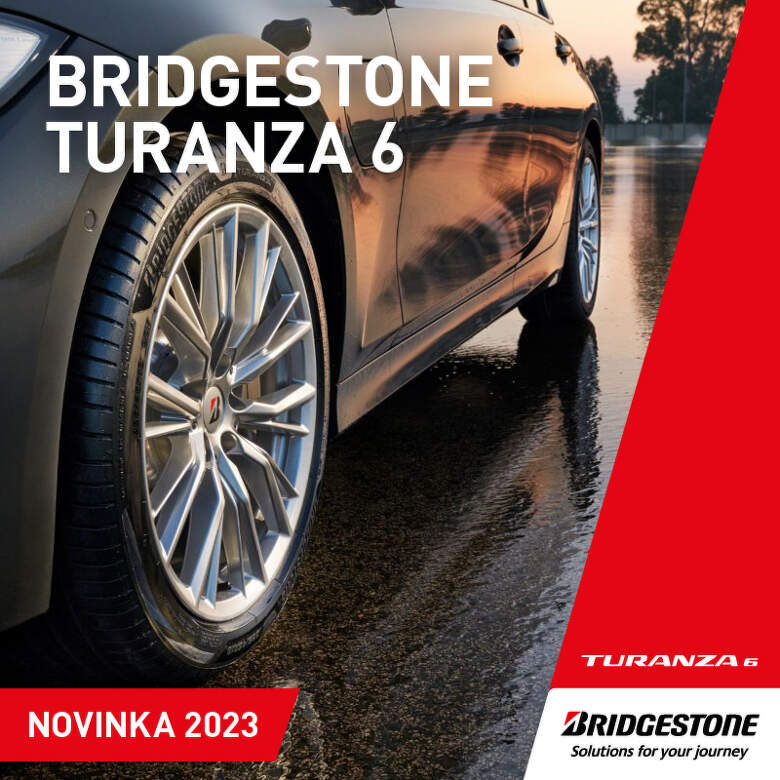 Pneumatika Bridgestone Turanza 6, novinka pro rok 2023