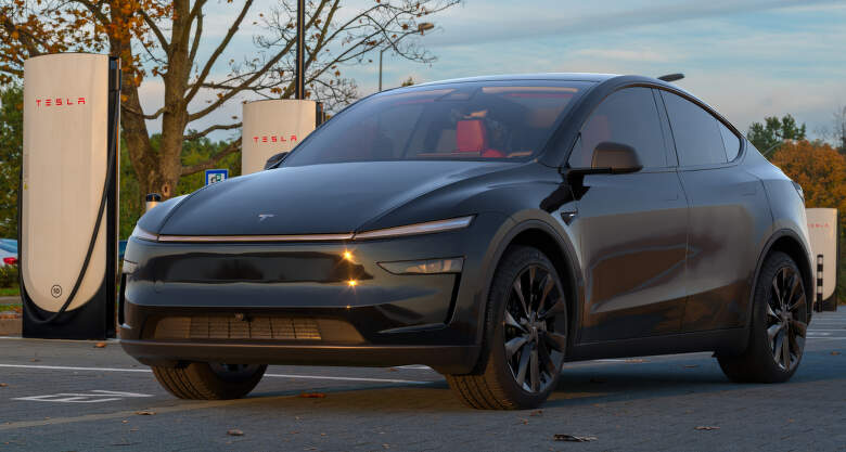 Tesla Model Y sa nabíja maximálnym jednosmerným (DC) výkonom až 250 kW na rýchlonabíjačkách Supercharger V3. Z 10 % na 80 % kapacity sa tak vozidlo nabije za pouhých 25 až 30 minút.