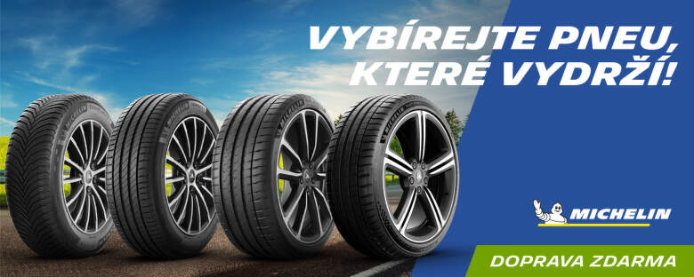 Michelin: vybírejte pneumatiky, které vydrží s dopravou zdarma