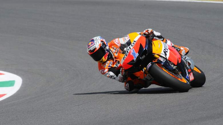 Bridgestone dodával pneumatiky pre MotoGP celkom 14 sezón medzi rokmi 2002 a 2015.