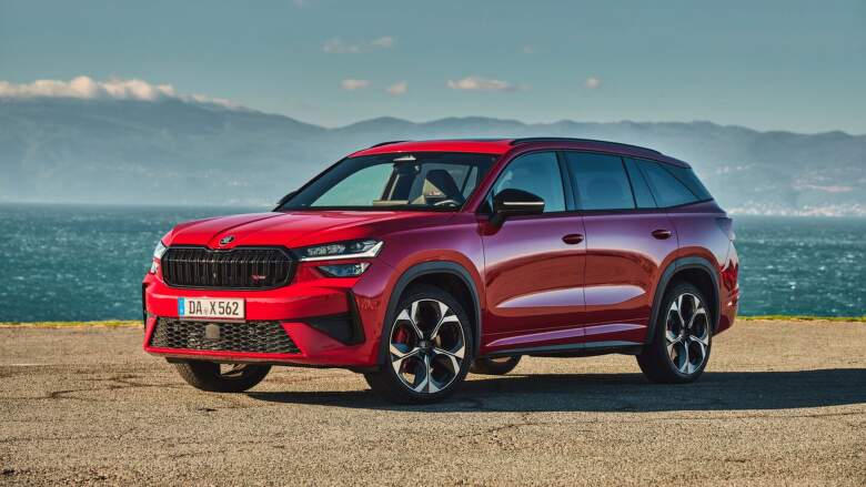 A Škoda Kodiaq RS sportmodell második generációja akár 195 kW teljesítménnyel büszkélkedhet. Forrás: www.skoda-storyboard.com