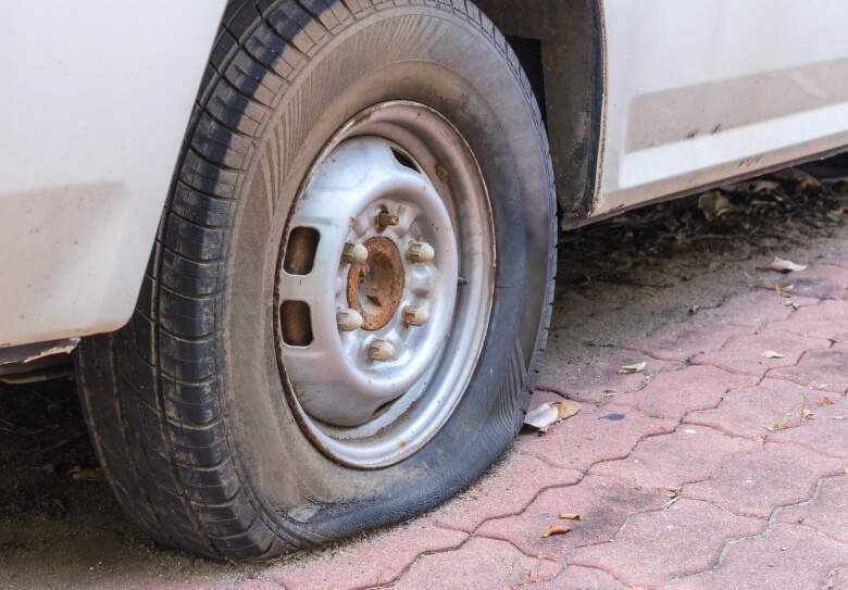 defekt pneumatiky pre obytné vozidlá 